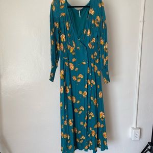 Faux wrap dress